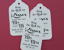 Ring for a kiss wedding bells