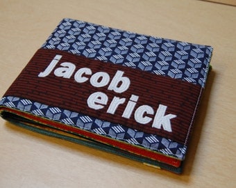 Custom cloth book, full name, 10 page