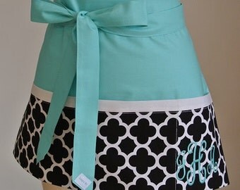 Vendor Apron, Craft Apron, Baking Apron, Gardening Apron, Flight Attendent Apron, Teacher Apron, Half Apron, Pocket Apron, Cooking Apron