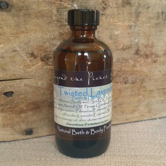 Lavender Palmarosa Massage oil Bath and Body Oil after