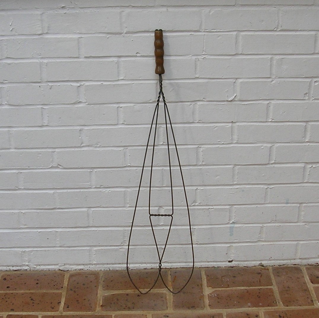 Antique Vintage Rug Beater Metal Rug Beater With by timepassages