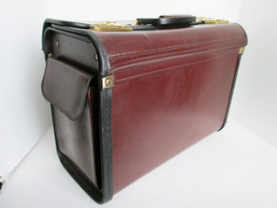 leather document briefcase