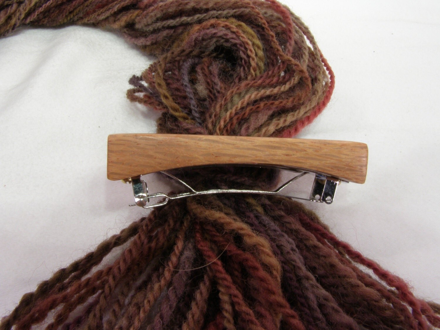 Small Hair Barrette Lacewood lifetime guarantee by earnestefforts