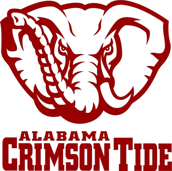 Alabama Crimson Tide cornhole decalsroll tide decals by kygraphix