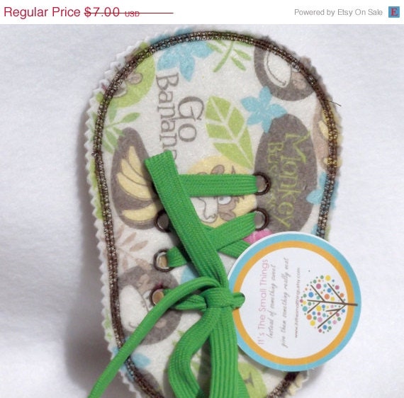 SALE Felt Go Bananas Learn to Tie Your Shoe Great Educational learning toy Il_570xn