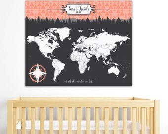 World Map Wall Decor world map wall decor | etsy World Map Wall Decor world map wall decor | etsy