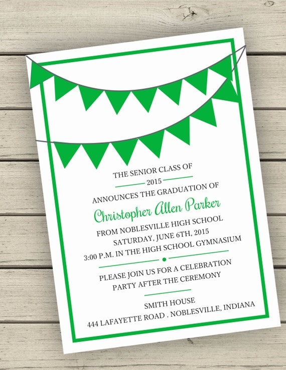 Graduation Open House Invitations Printable 4