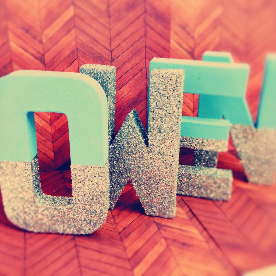 Glitter Letter silver glitter letters mint glitter letters