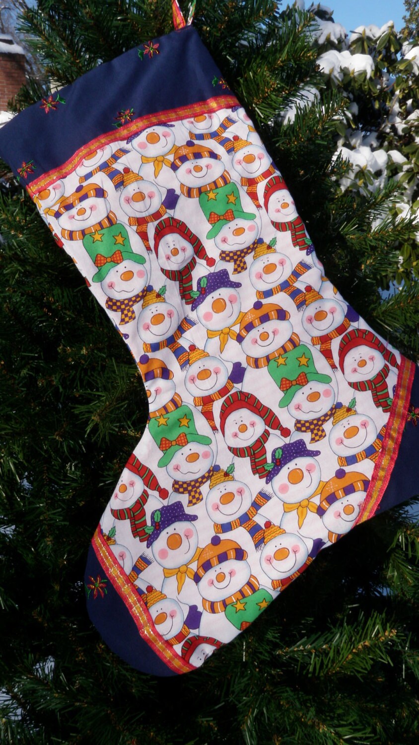 One of a kind handmade Christmas Stocking