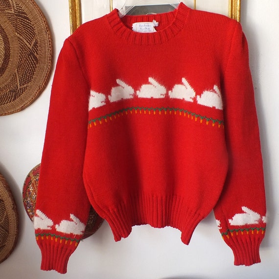 Items similar to Adorable Bunny Sweater only 2 more days until my store