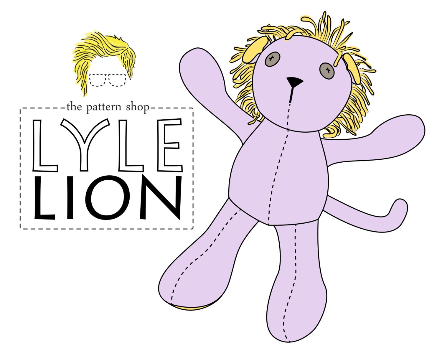 lion sewing pattern free