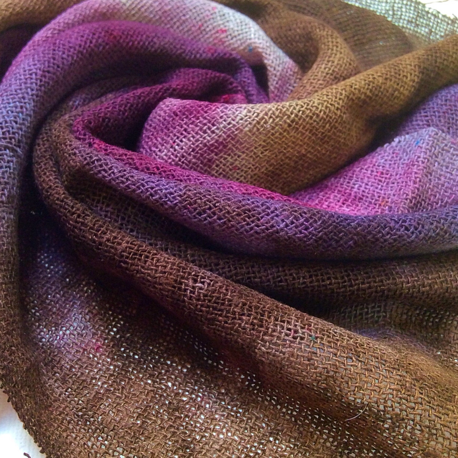 Hand dyed silk fabric pieces for Quilting by SpiralDyed on Etsy