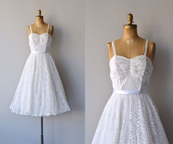 Perfect Harmony dress 1950s wedding dress vintage by DearGolden