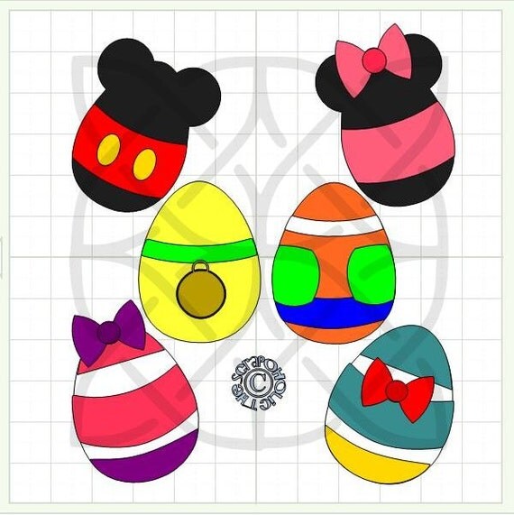 Download Easter Mouse n Friends Eggs Cut File MTC & SVG by ...