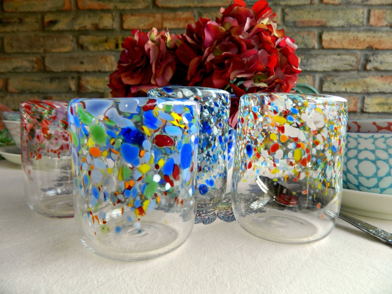 Hand Blown GlassesTumblersDrinkwareWine GlassesWedding