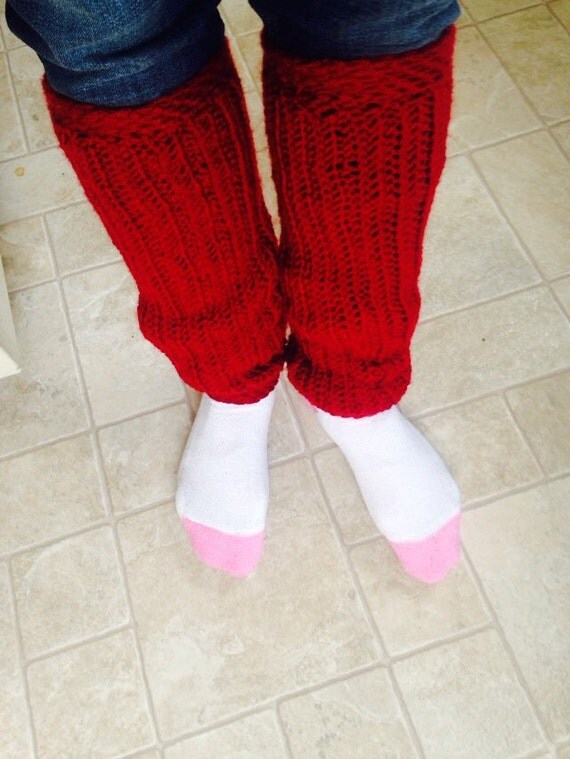 True Red Leg Warmers