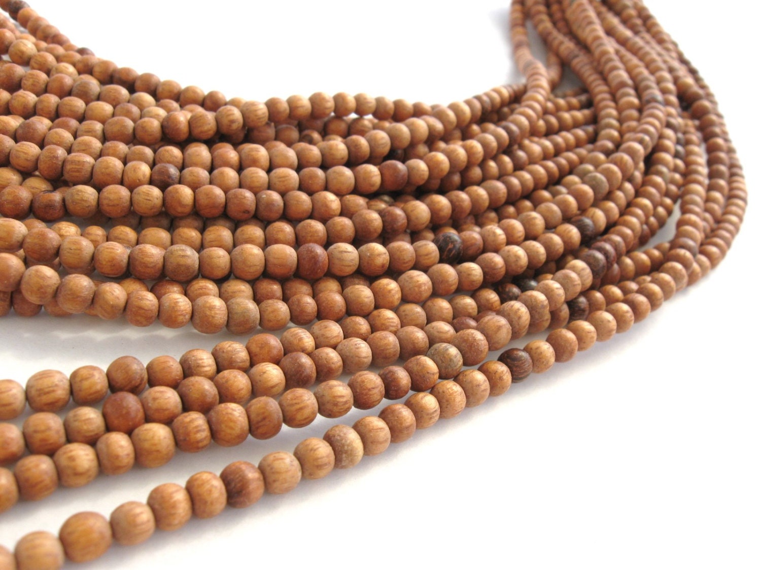 Bayong wood beads 75 exotic wood beads 45mm