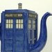 TARDIS Teapot: Made-To-Order Handmade Blue Police Box Teapot