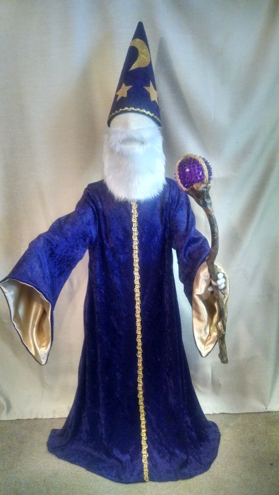 Children's Wizard Costume size 6/8 4 piece set by SoSewMimi