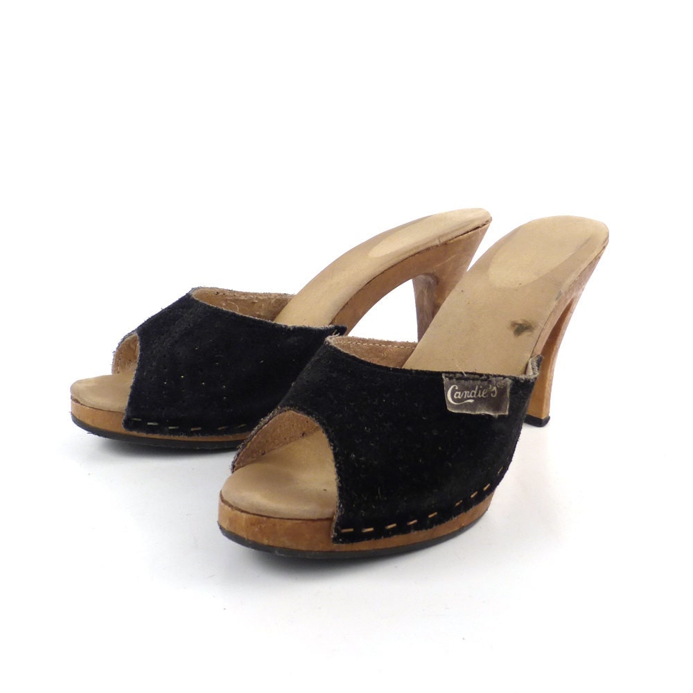candies black high heels