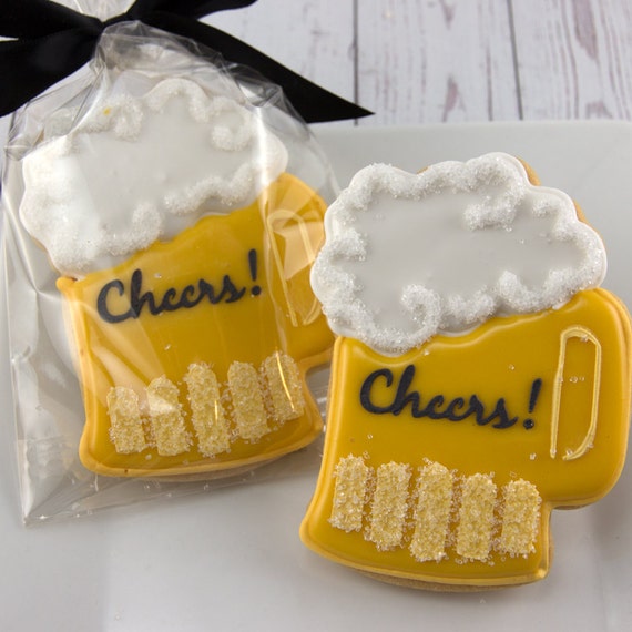 Beer Mug Cookies Beer Cookies Birthday for Him