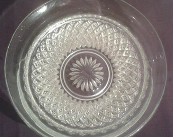 CLEARANCE PRICED - Vintage Crystal Serving Dish