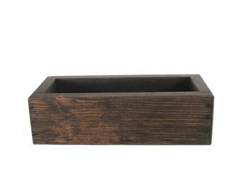 Wood Succulent Planter Box Centerpiece - Home Decor