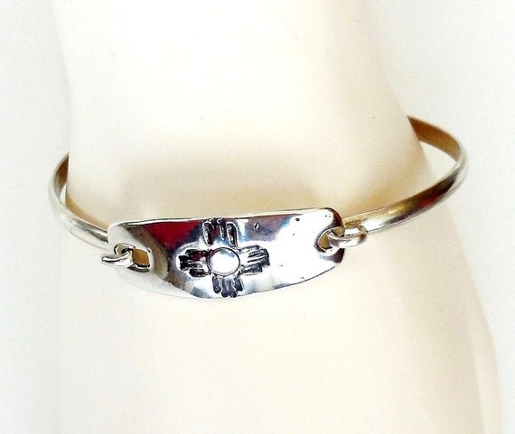 Sterling zia bracelet zia bracelet southwest by StuckOnSilver