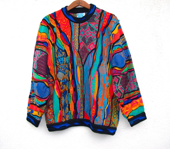 COOGI Australia M Multi Colorful Sweater Men's multi color
