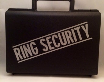 Ring Bearer Briefcase, Ring Security Case, Ring Security Box, Ring Bearer Pillow Alternative, Ring Security Agent, Ring Security Agent
