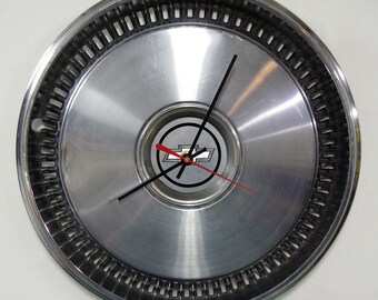 Chevy Clock - 1975 - 1981 Chevrolet Camaro Chevelle Nova Hubcap Clock - Muscle Car Wall Clock - 1976 1977 1978 1979 1980