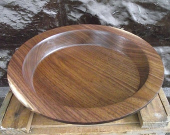 Walnut Wood Bowl - Reclaimed Walnut Wood Wooden Bowl - Rustic Home Decor - Hand Turned Wood Bowl