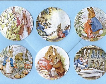 Stickers, Peter Rabbit, Vintage Style, Sticker Seals, Rabbit