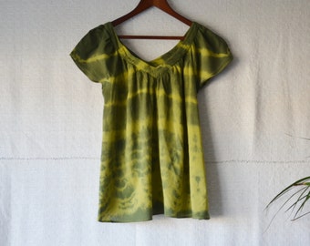 ... tunic top womens tunic tops boho clothing natural tie dye dresses