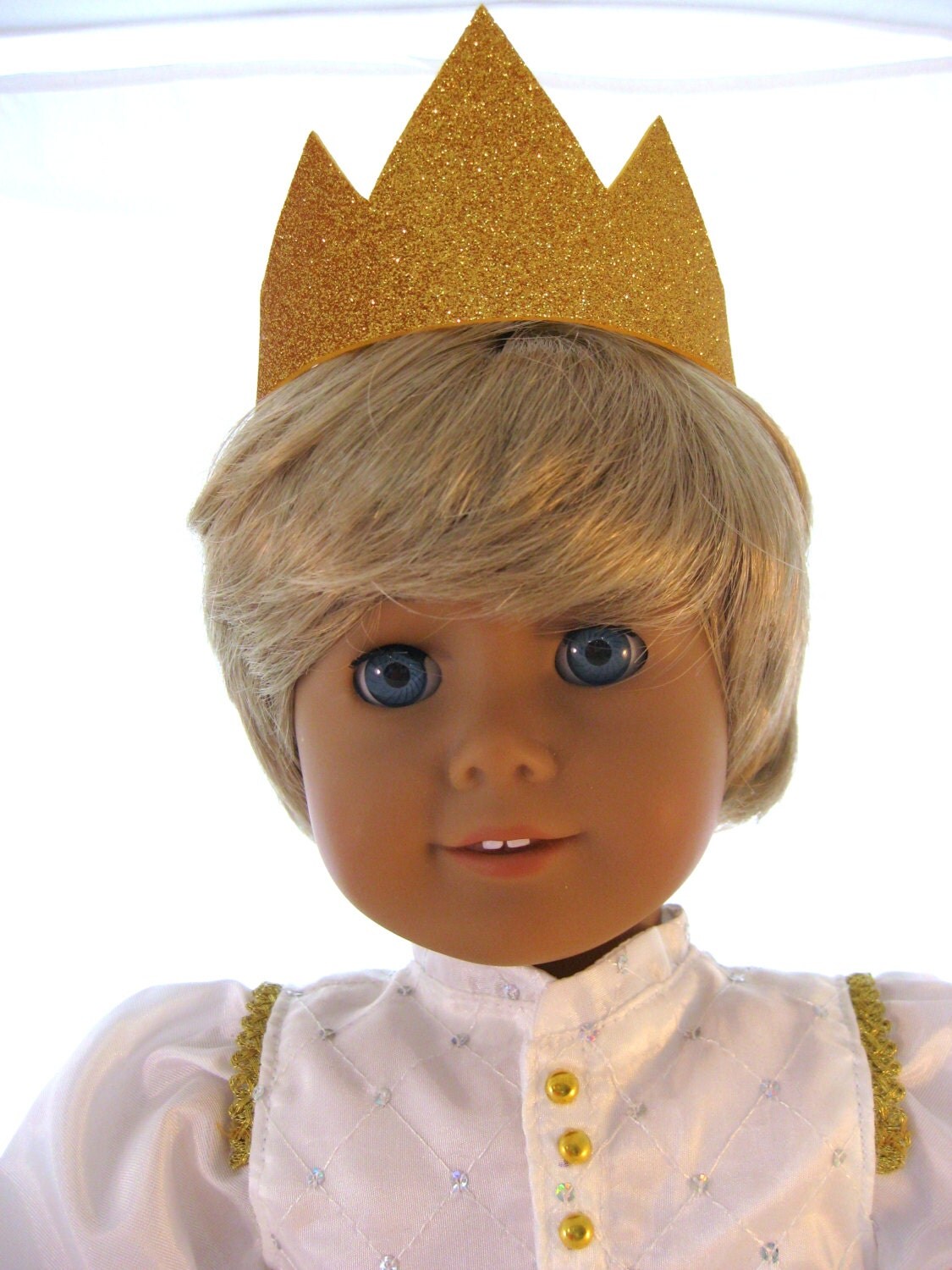 This 18 Inch Prince Charming Boy Doll Has Blonde Hair Blue Zoom