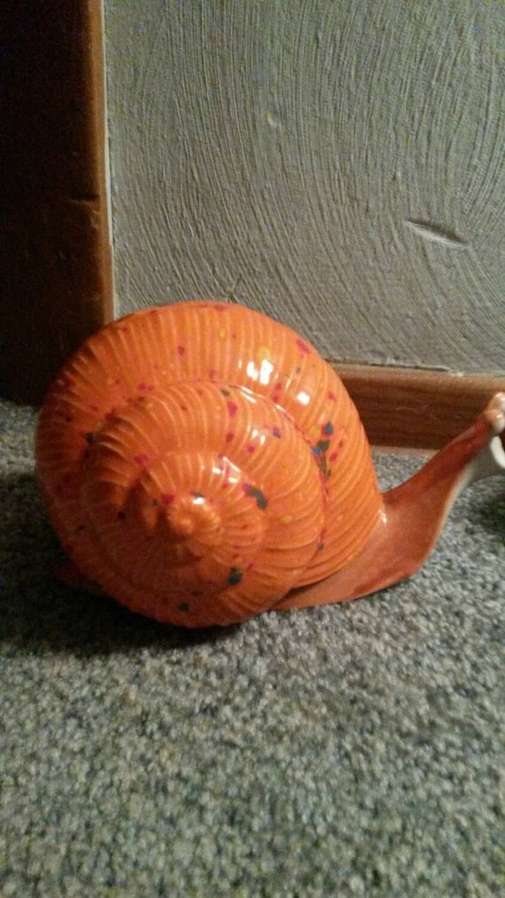 Orange Crush Garden Snail