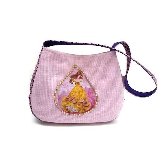 Pink Purple Purse, Little girl purse, Custom Princess bag, Custom Girl ...