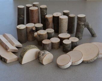 Branch Building Blocks Tree Blocks Waldorf Natural Toys 30 Piece Set