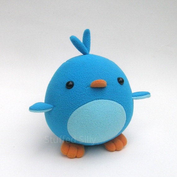 blue bird plush toy