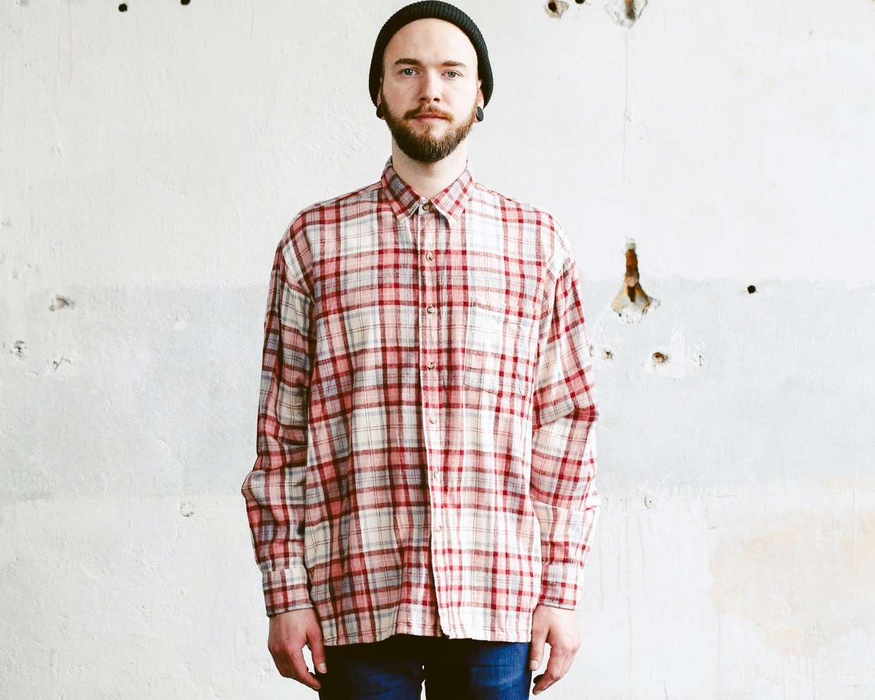 90s flannel fashion mens