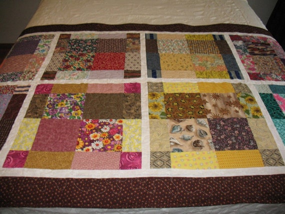 Quilted Patchwork Bed Runner or Toe Warmer