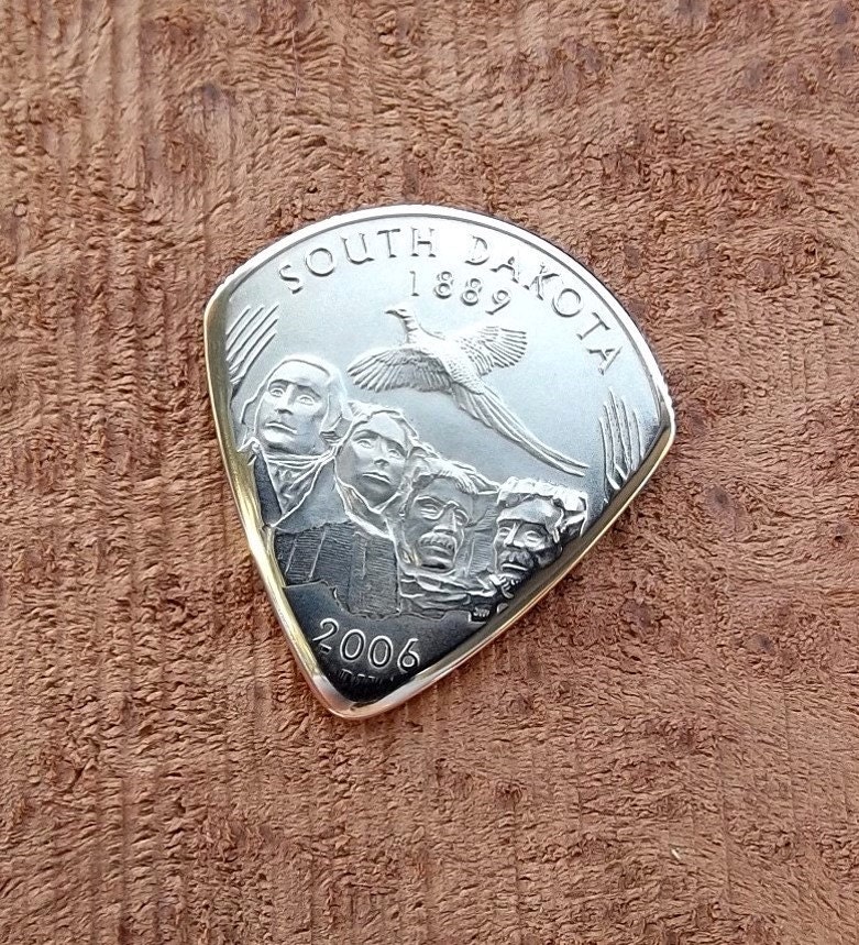 Mini Coin Guitar Pick Premium Quality Jazz Stubby