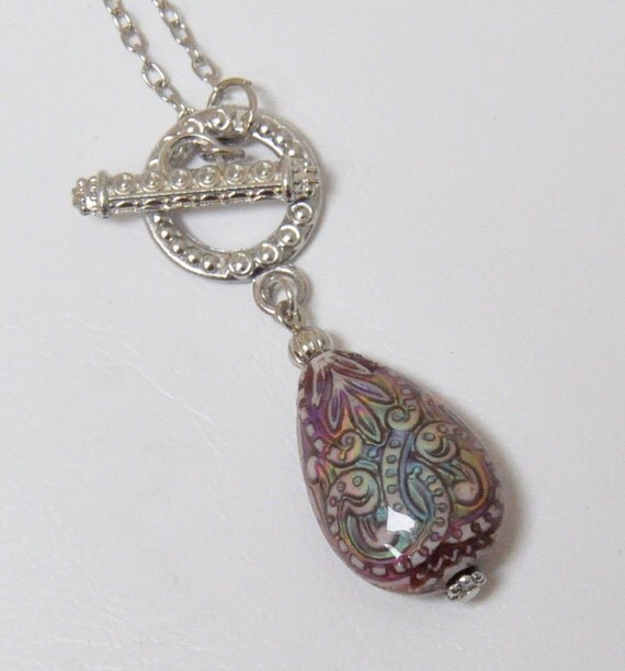 Boho Liquid Crystal Color Changing Mood Bead by SimpleSoulStudios