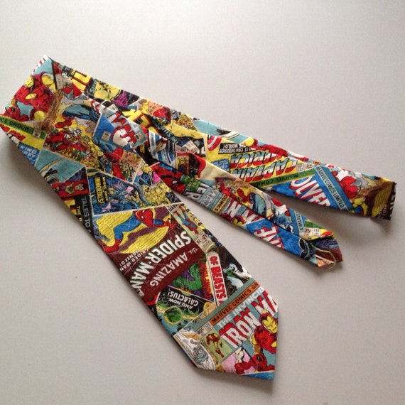 Ready to ship Superhero Ties Men's by CreationsBySBDesigns