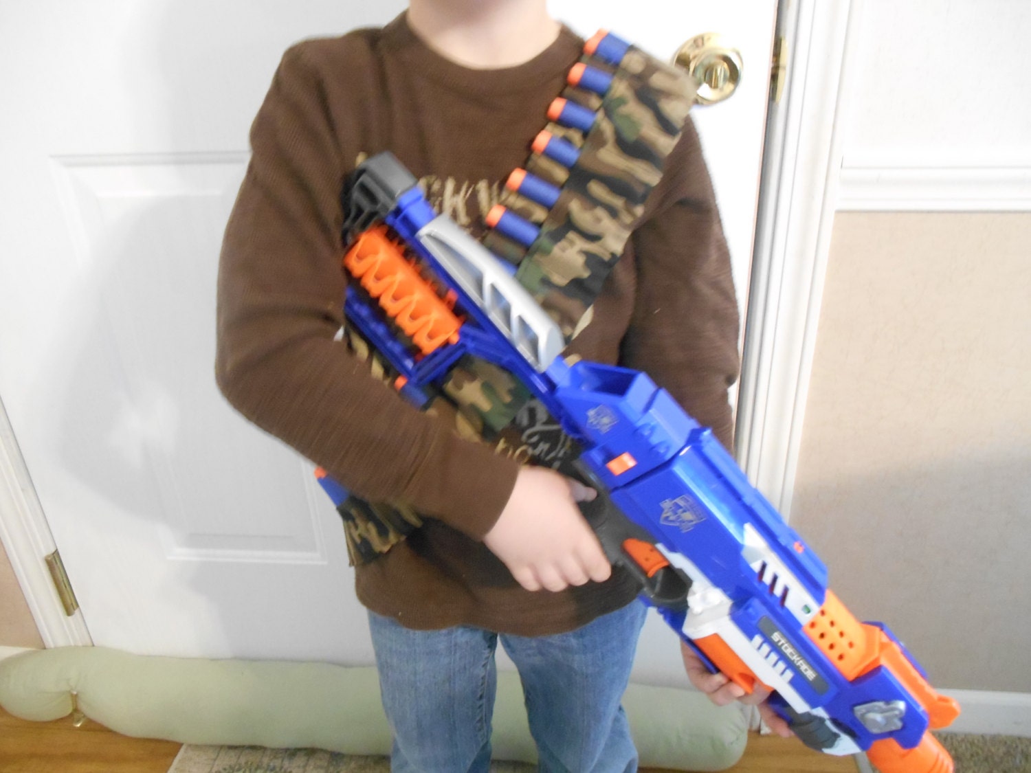 Nerf dart ammo shoulder holder bandolier camo 3 sizes to pick