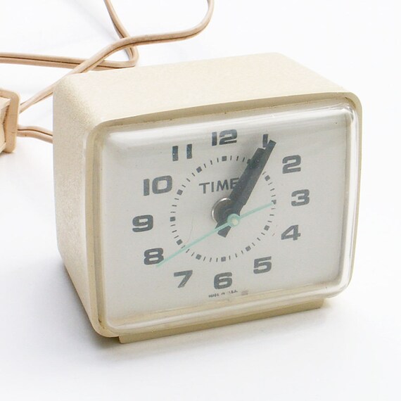 Timex Electric Alarm Clock by AilorsAttic on Etsy