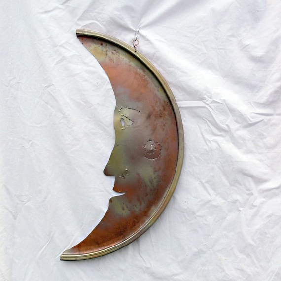 Half Moon Metal Barrel Lid Wall Art by NathanArt on Etsy