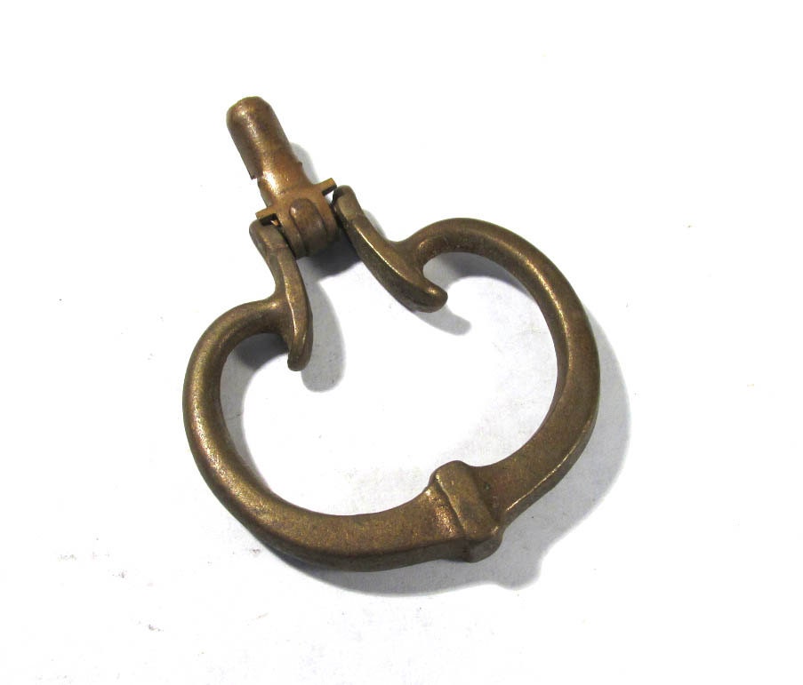 Brass Drawer Pull VINTAGE Ornate Drawer Pull Antique Hardware