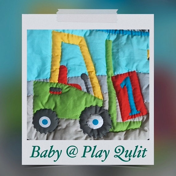 Items similar to Baby Play Quilt on Etsy