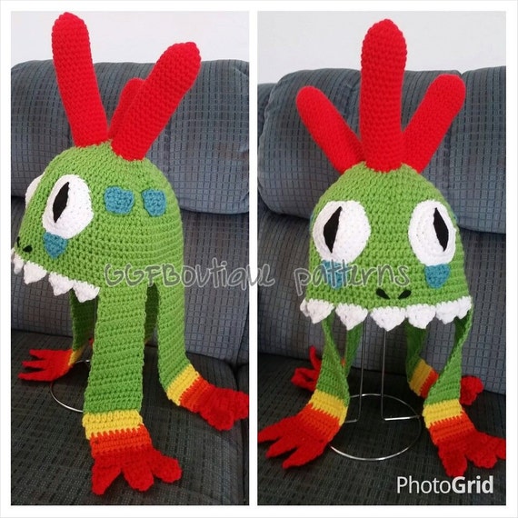 PDF Pattern Wow inspired murloc crochet hat for adults world